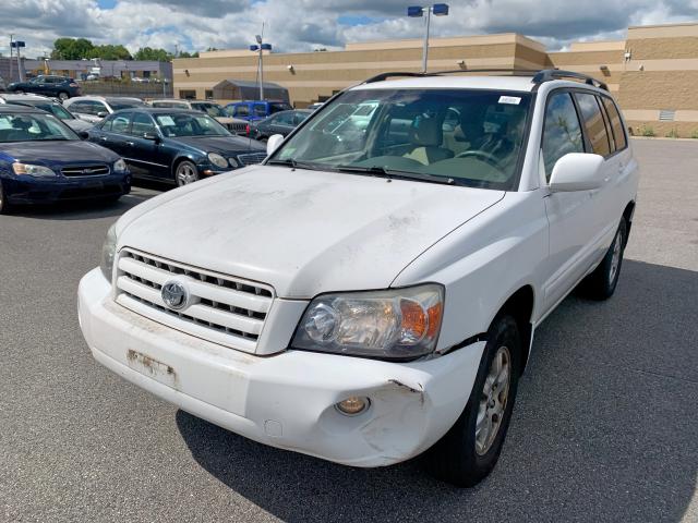 JTEEP21A760144802 - 2006 TOYOTA HIGHLANDER WHITE photo 1