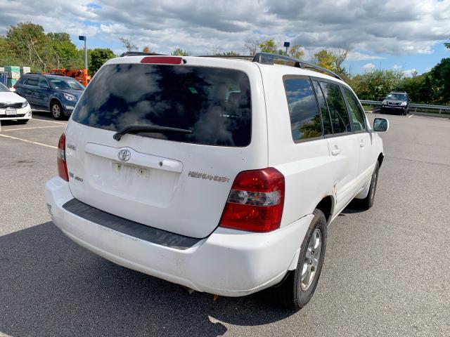 JTEEP21A760144802 - 2006 TOYOTA HIGHLANDER WHITE photo 3