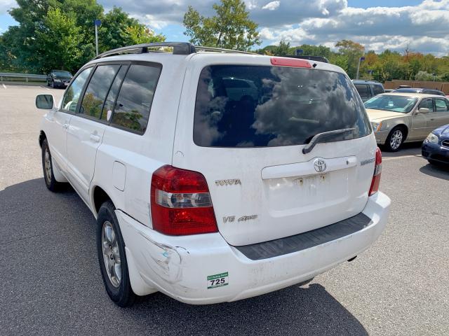 JTEEP21A760144802 - 2006 TOYOTA HIGHLANDER WHITE photo 4