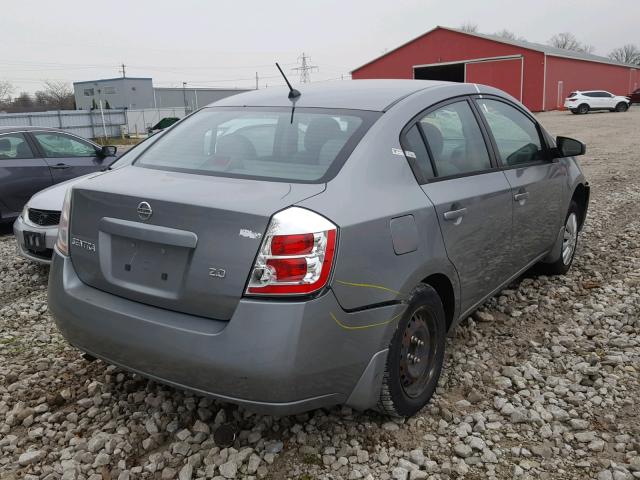 3N1AB61E57L643276 - 2007 NISSAN SENTRA 2.0 SILVER photo 4