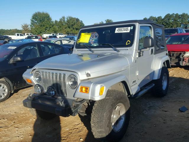 1J4FA39S95P359286 - 2005 JEEP WRANGLER X SILVER photo 2