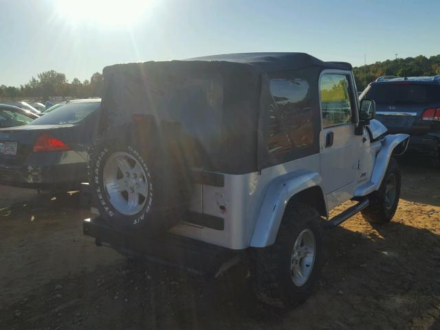 1J4FA39S95P359286 - 2005 JEEP WRANGLER X SILVER photo 4