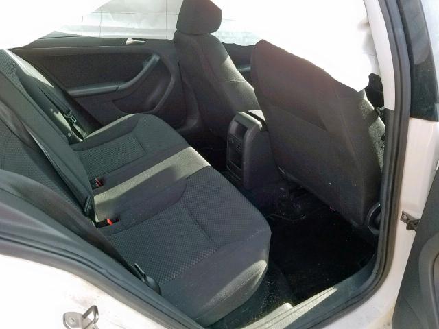 3VW1K7AJ6DM263561 - 2013 VOLKSWAGEN JETTA BASE Սպիտակ լուսանկար 6