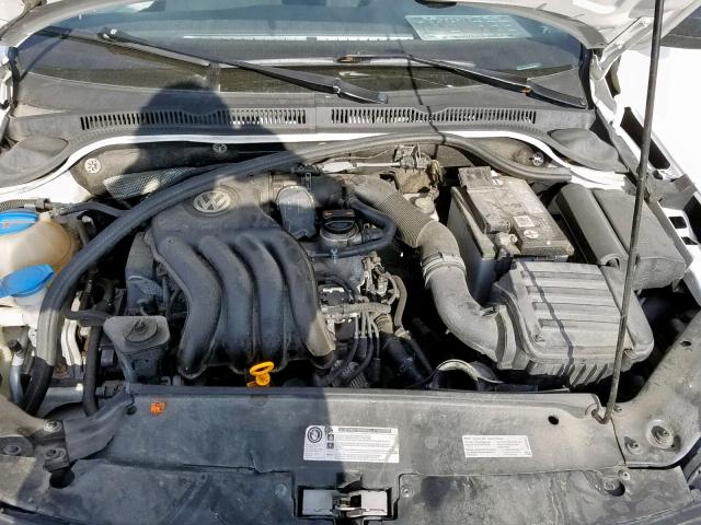 3VW1K7AJ6DM263561 - 2013 VOLKSWAGEN JETTA BASE Սպիտակ լուսանկար 7