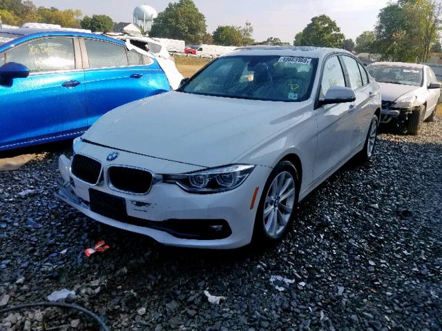 WBA8A3C51JA495357 - 2018 BMW 320 XI WHITE photo 2