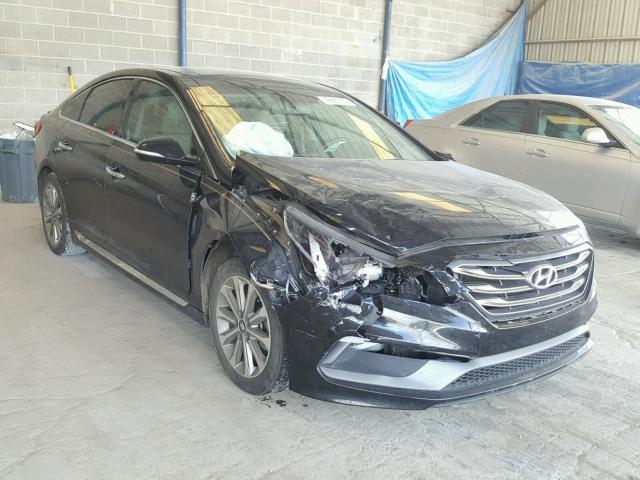 5NPE34AF6GH432449 - 2016 HYUNDAI SONATA SPO BLACK photo 1