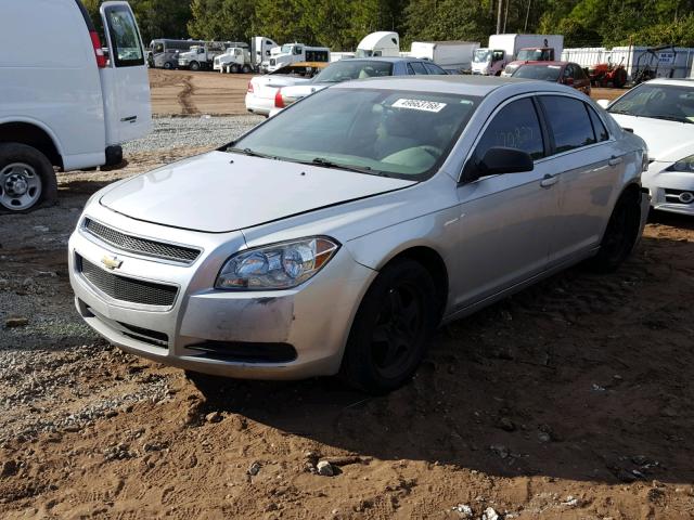 1G1ZA5EB6AF105001 - 2010 CHEVROLET MALIBU LS SILVER photo 2