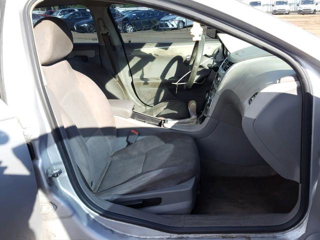 1G1ZA5EB6AF105001 - 2010 CHEVROLET MALIBU LS SILVER photo 5