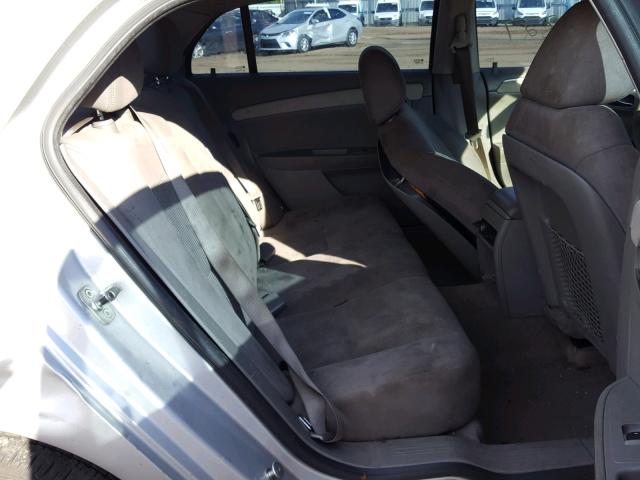 1G1ZA5EB6AF105001 - 2010 CHEVROLET MALIBU LS SILVER photo 6