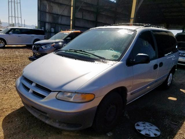 2B4GP2533YR856920 - 2000 DODGE CARAVAN SILVER photo 2