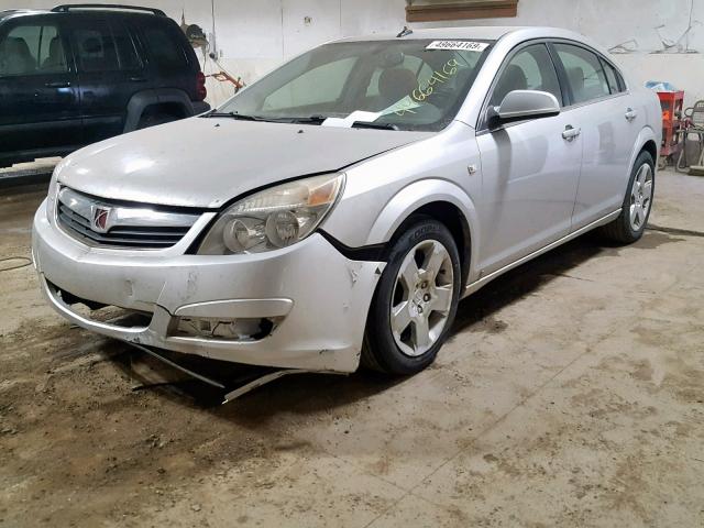 1G8ZS57B99F141207 - 2009 SATURN AURA XE SILVER photo 2