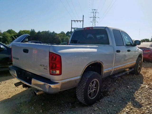 1D7HU18N33S268732 - 2003 DODGE RAM 1500 S SILVER photo 4