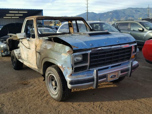 1FTCF10D4BNA49017 - 1981 FORD F100 BLUE photo 1