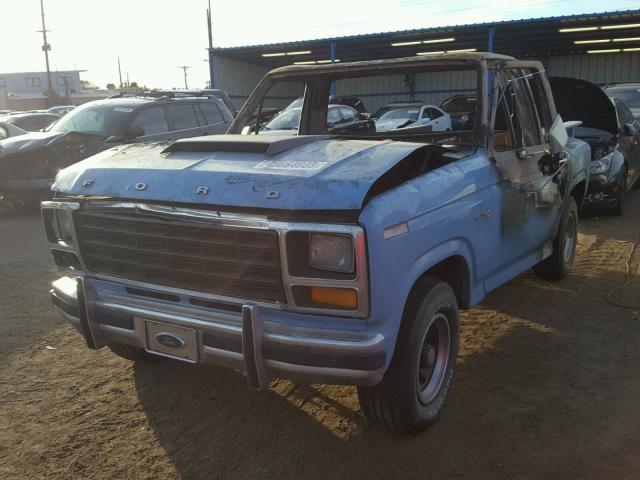 1FTCF10D4BNA49017 - 1981 FORD F100 BLUE photo 3
