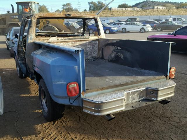 1FTCF10D4BNA49017 - 1981 FORD F100 BLUE photo 4