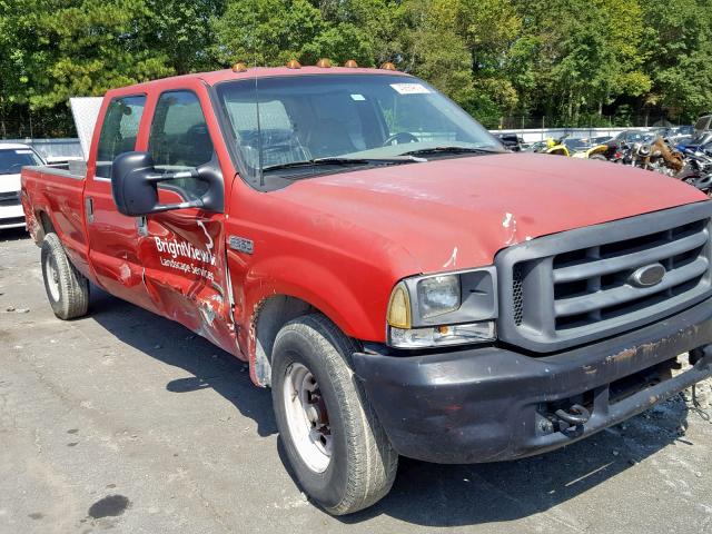 1FTSW30F5YED07174 - 2000 FORD F350 SRW S RED photo 1