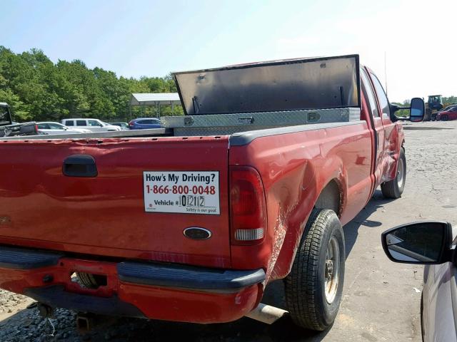 1FTSW30F5YED07174 - 2000 FORD F350 SRW S RED photo 4