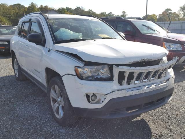 1J4NF1FB5BD180214 - 2011 JEEP COMPASS SP WHITE photo 1