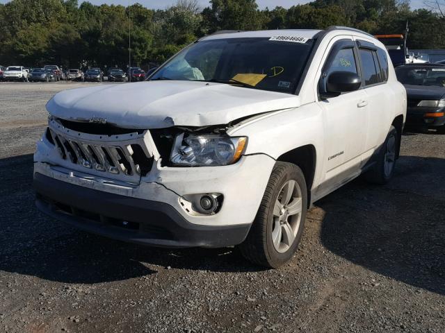 1J4NF1FB5BD180214 - 2011 JEEP COMPASS SP WHITE photo 2