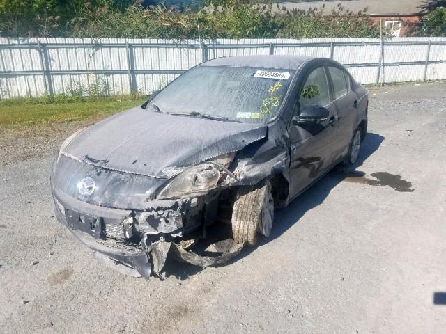 JM1BL1VG8B1400901 - 2011 MAZDA 3 I BLACK photo 2