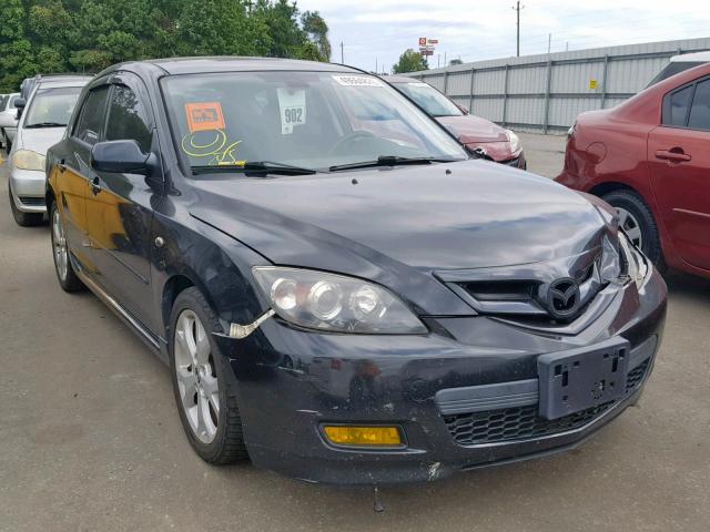 JM1BK343X71702419 - 2007 MAZDA 3 HATCHBAC BLACK photo 1