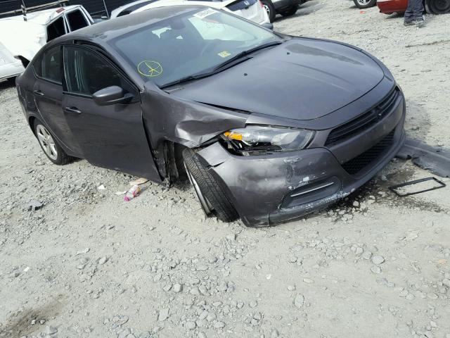 1C3CDFBB3FD344284 - 2015 DODGE DART SXT GRAY photo 1