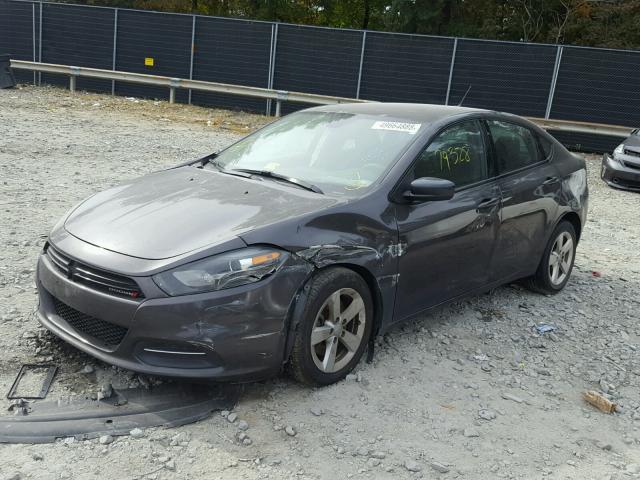 1C3CDFBB3FD344284 - 2015 DODGE DART SXT GRAY photo 2