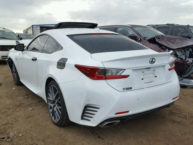 JTHSE5BCXF5003609 - 2015 LEXUS RC 350 WHITE photo 3