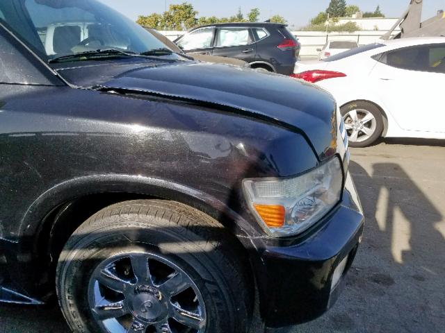 5N3AA08C44N804300 - 2004 INFINITI QX56 BLACK photo 9