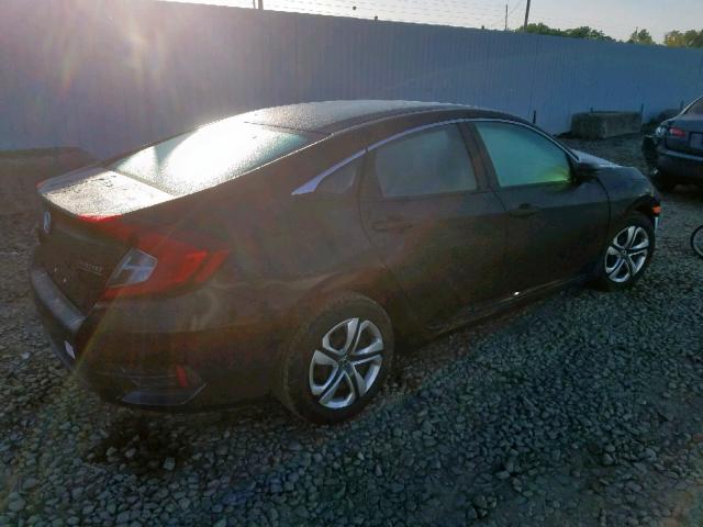 2HGFC2F56JH567327 - 2018 HONDA CIVIC LX BLACK photo 4