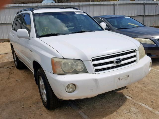 JTEGF21A610005524 - 2001 TOYOTA HIGHLANDER WHITE photo 1