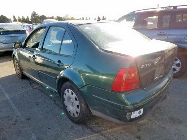 3VWRC29M3XM107550 - 1999 VOLKSWAGEN JETTA GL GREEN photo 3