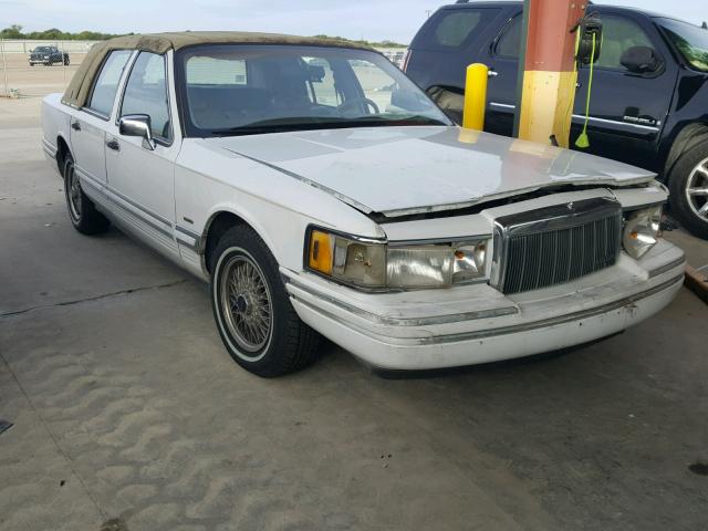 1LNLM82W5NY748765 - 1992 LINCOLN TOWN CAR S WHITE photo 1