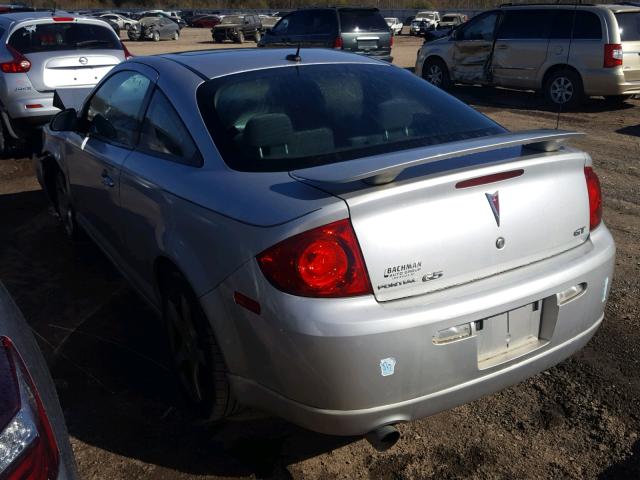 1G2AN18B087335624 - 2008 PONTIAC G5 GT SILVER photo 3