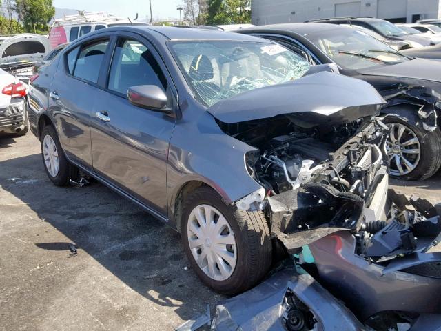 3N1CN7AP7KL851725 - 2019 NISSAN VERSA S SILVER photo 1