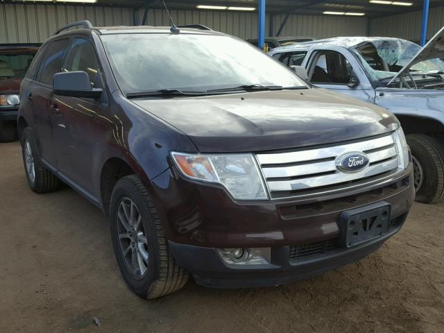 2FMDK48CX9BA62014 - 2009 FORD EDGE SEL BURGUNDY photo 1