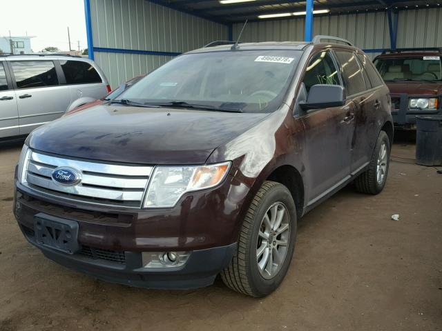 2FMDK48CX9BA62014 - 2009 FORD EDGE SEL BURGUNDY photo 2