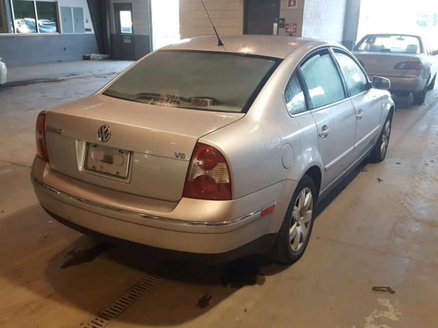 WVWRH63B83P258262 - 2003 VOLKSWAGEN PASSAT GLX SILVER photo 4