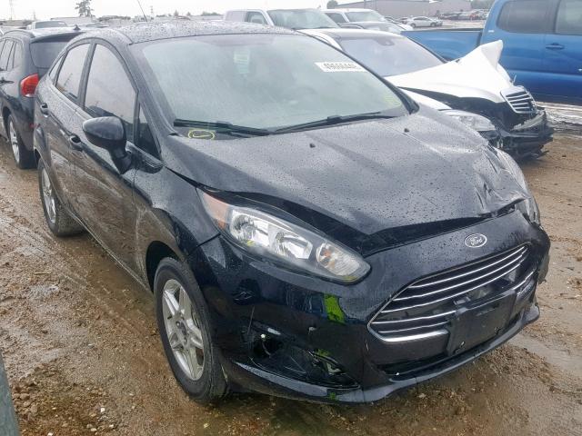 3FADP4BJ7KM116845 - 2019 FORD FIESTA SE BLACK photo 1