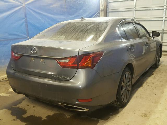 JTHCE1BL2D5018440 - 2013 LEXUS GS 350 GRAY photo 4