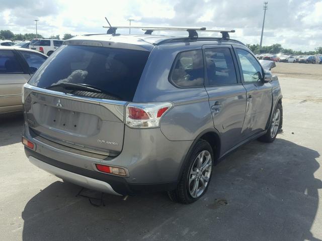 JA4AD3A38FZ014018 - 2015 MITSUBISHI OUTLANDER GRAY photo 4