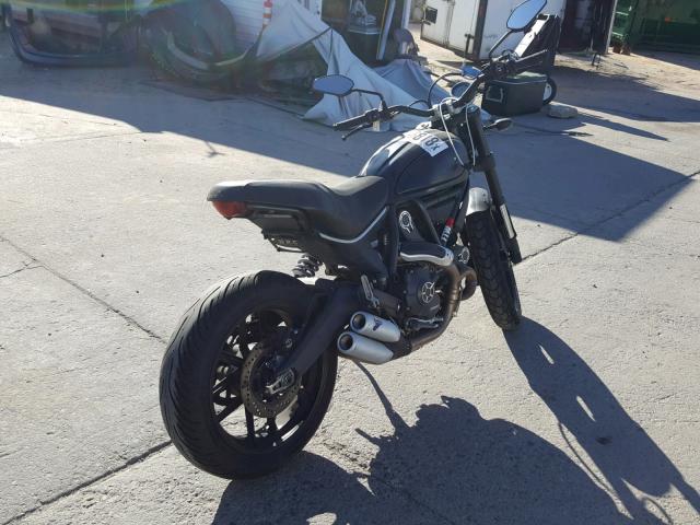 ML015ANM3FT002419 - 2015 DUCATI SCRAMBLER BLACK photo 4