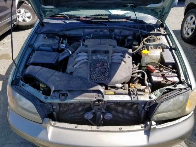 4S3BE896737202233 - 2003 SUBARU LEGACY OUT GREEN photo 7