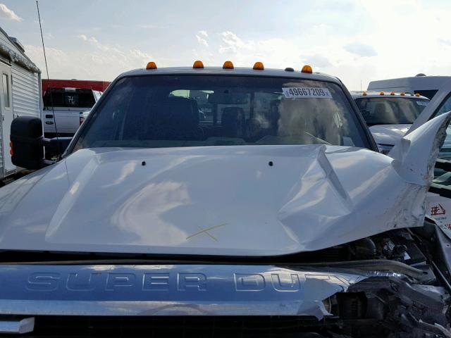 1FT8W3DT9EEA65737 - 2014 FORD F350 SUPER WHITE photo 7