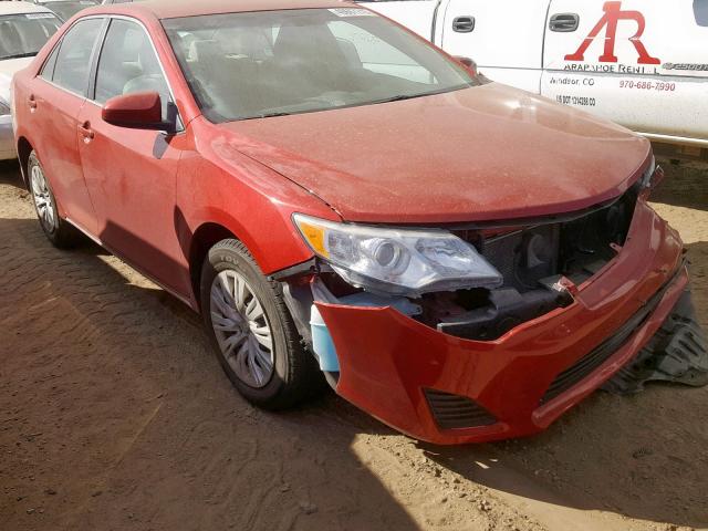 4T4BF1FK2CR171305 - 2012 TOYOTA CAMRY BASE RED photo 1