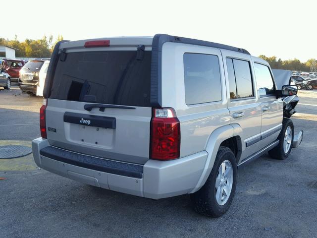 1J8HH48K58C115169 - 2008 JEEP COMMANDER SILVER photo 4