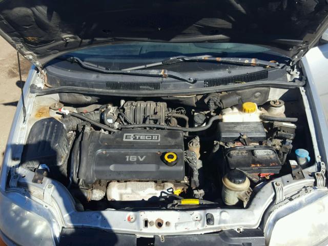 KL1TD66626B681377 - 2006 CHEVROLET AVEO BASE Gümüş foto 7