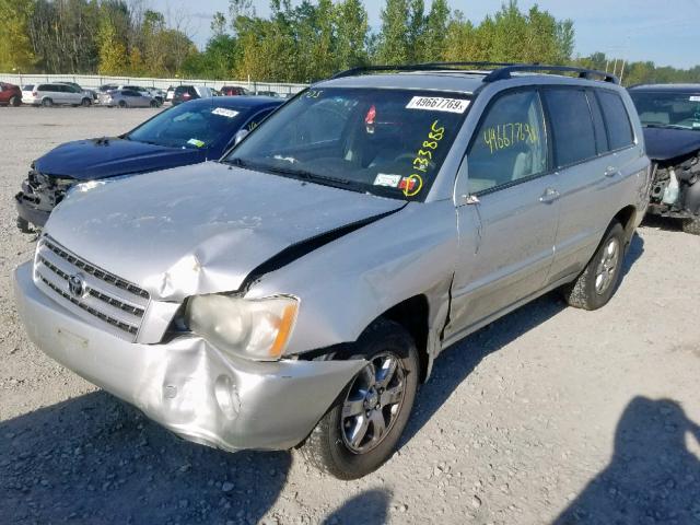 JTEHF21A930100280 - 2003 TOYOTA HIGHLANDER GRAY photo 2