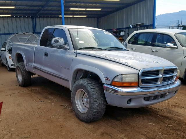 1B7GG23Y5VS256668 - 1997 DODGE DAKOTA SILVER photo 1