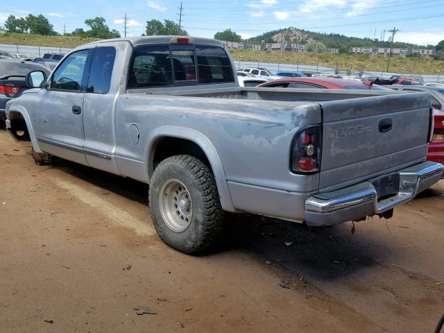 1B7GG23Y5VS256668 - 1997 DODGE DAKOTA SILVER photo 3